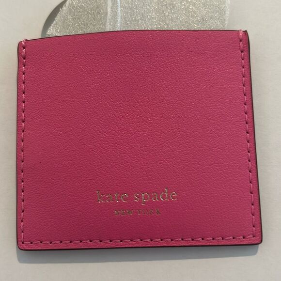 KATE SPADE Pink & Silver Heart Hang Tag NWT - Picture 2 of 6